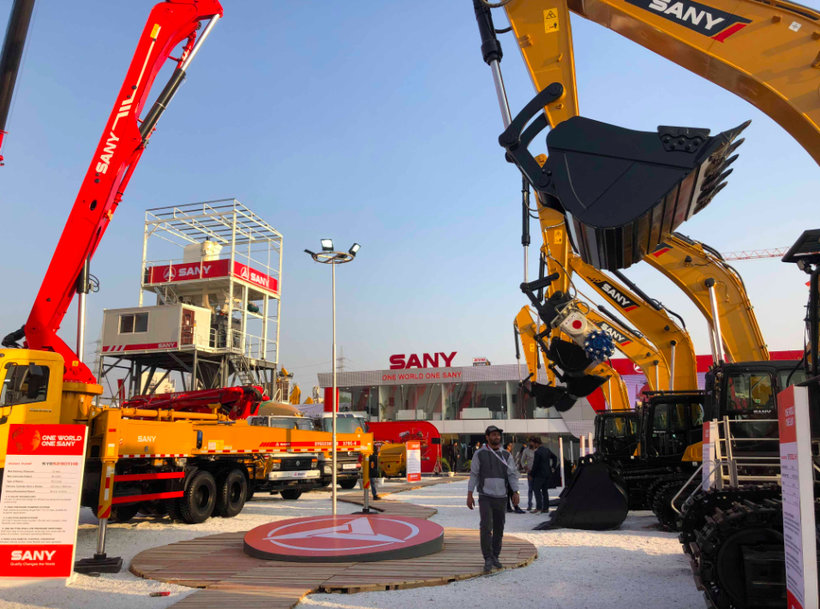 SANY INDIA AT BAUMA CONEXPO